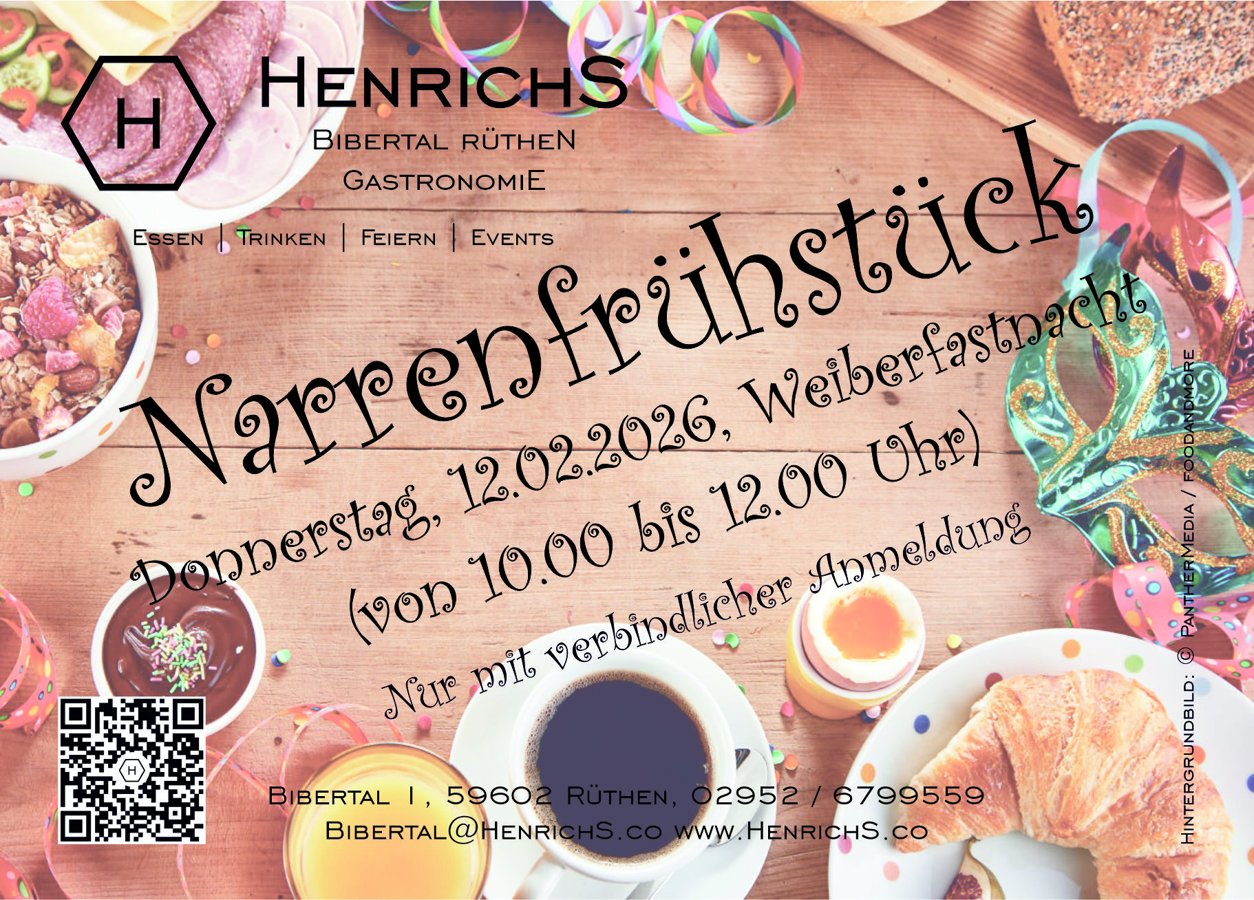 Flyer Narrenfrühstück